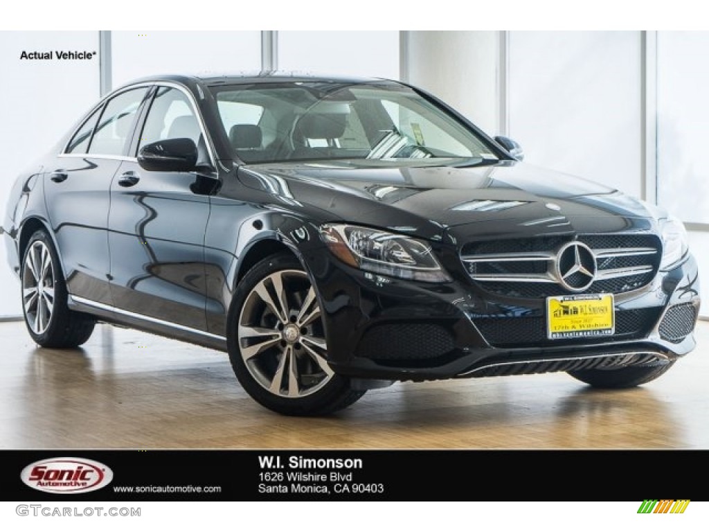 2017 C 300 Sedan - Black / Black photo #1