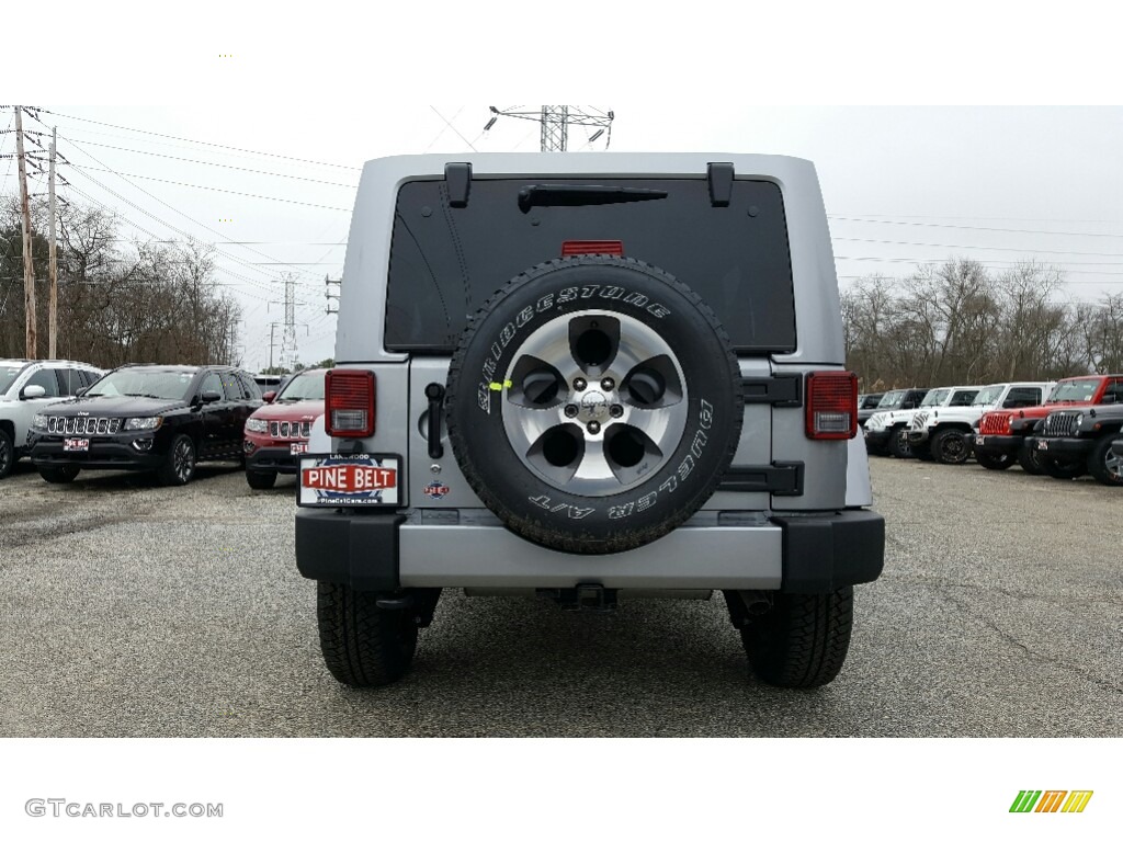 2017 Wrangler Unlimited Sahara 4x4 - Billet Silver Metallic / Black photo #5