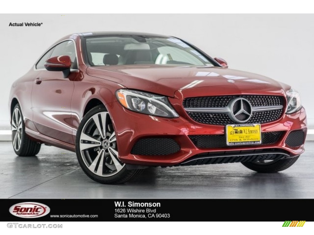 designo Cardinal Red Metallic Mercedes-Benz C