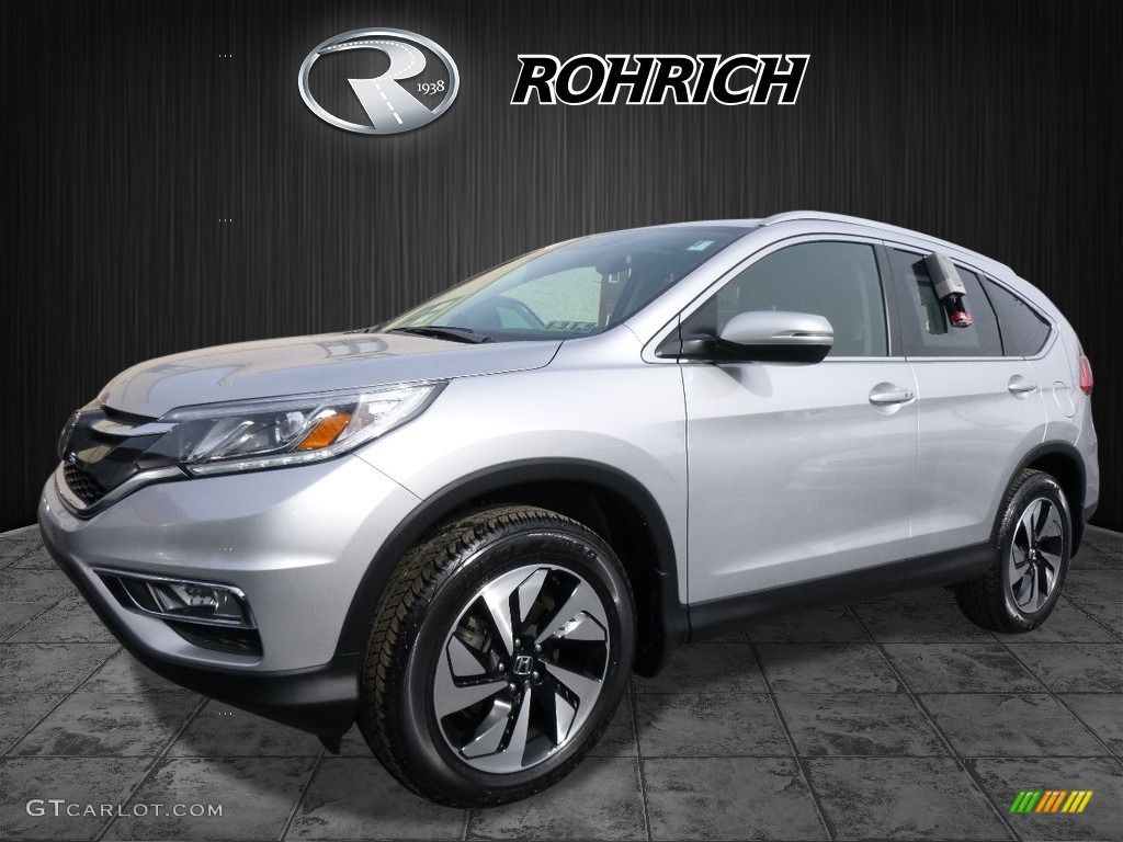 2016 CR-V Touring AWD - Alabaster Silver Metallic / Black photo #3