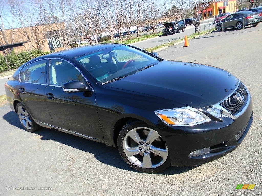2008 GS 350 - Black Sapphire Pearl / Black photo #3