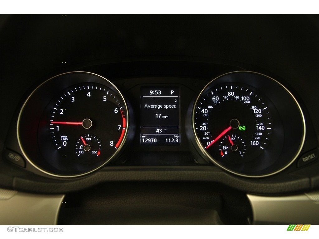 2016 Volkswagen Passat S Sedan Gauges Photos