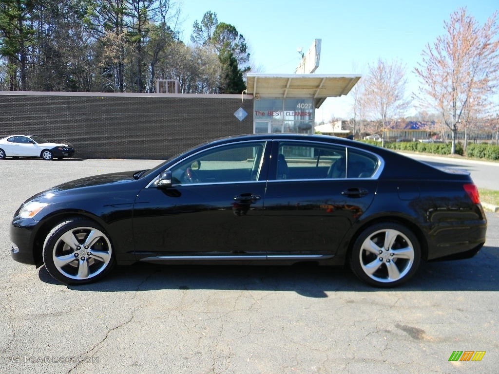 2008 GS 350 - Black Sapphire Pearl / Black photo #7