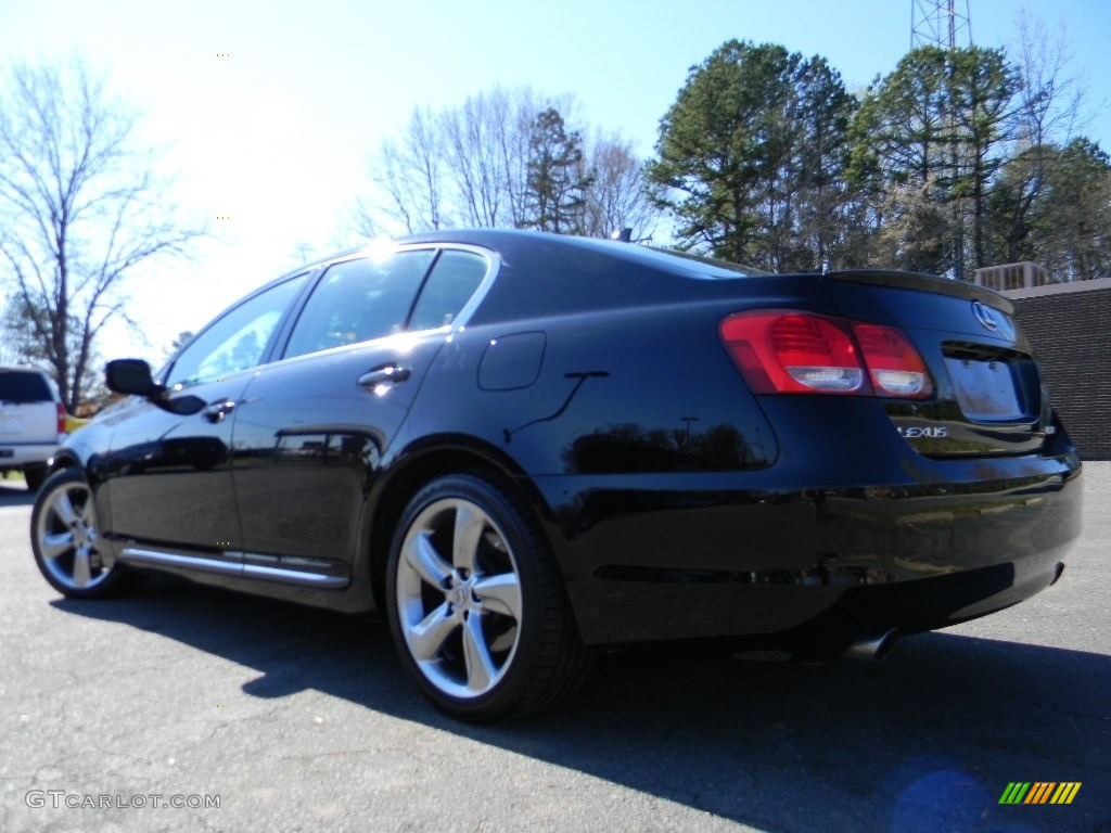 2008 GS 350 - Black Sapphire Pearl / Black photo #8