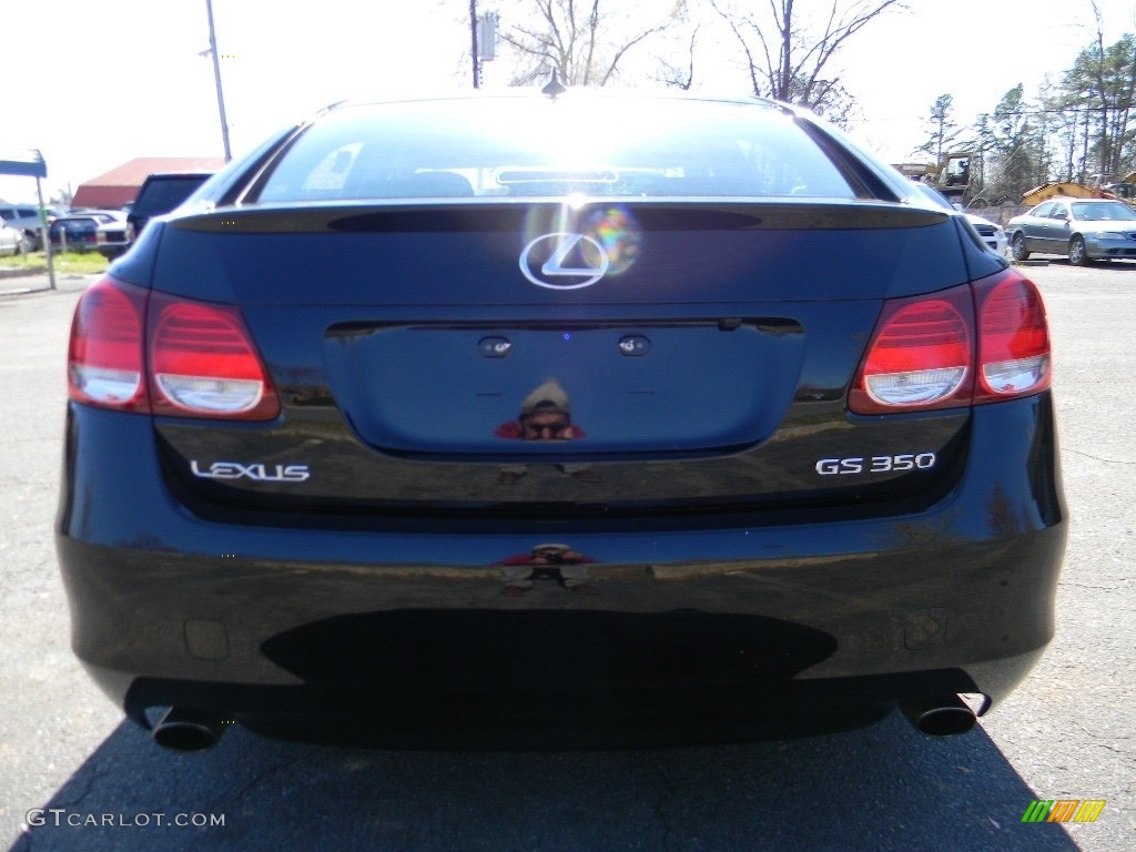 2008 GS 350 - Black Sapphire Pearl / Black photo #9