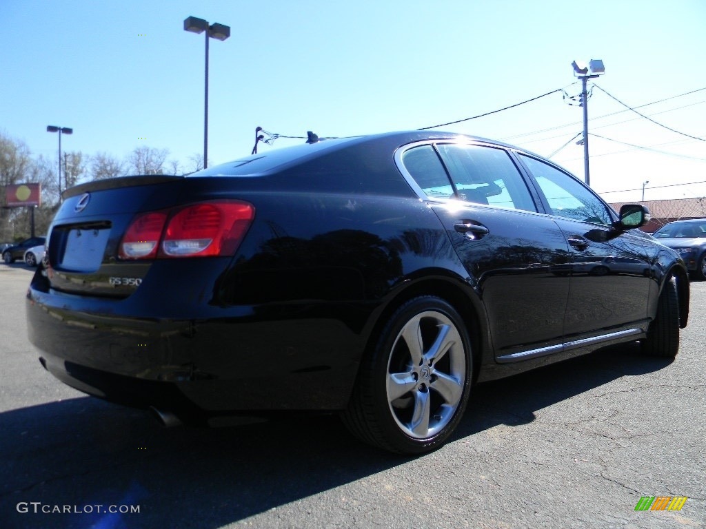 2008 GS 350 - Black Sapphire Pearl / Black photo #10