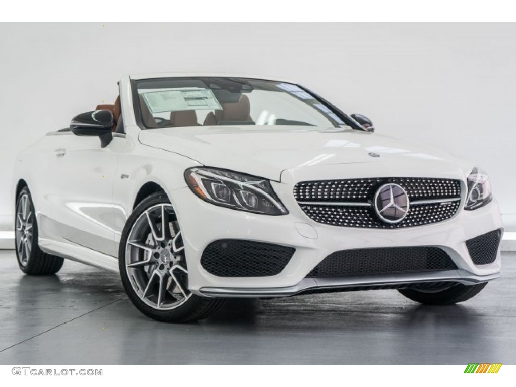 Polar White 2017 Mercedes-Benz C 43 AMG 4Matic Cabriolet Exterior Photo #119299130