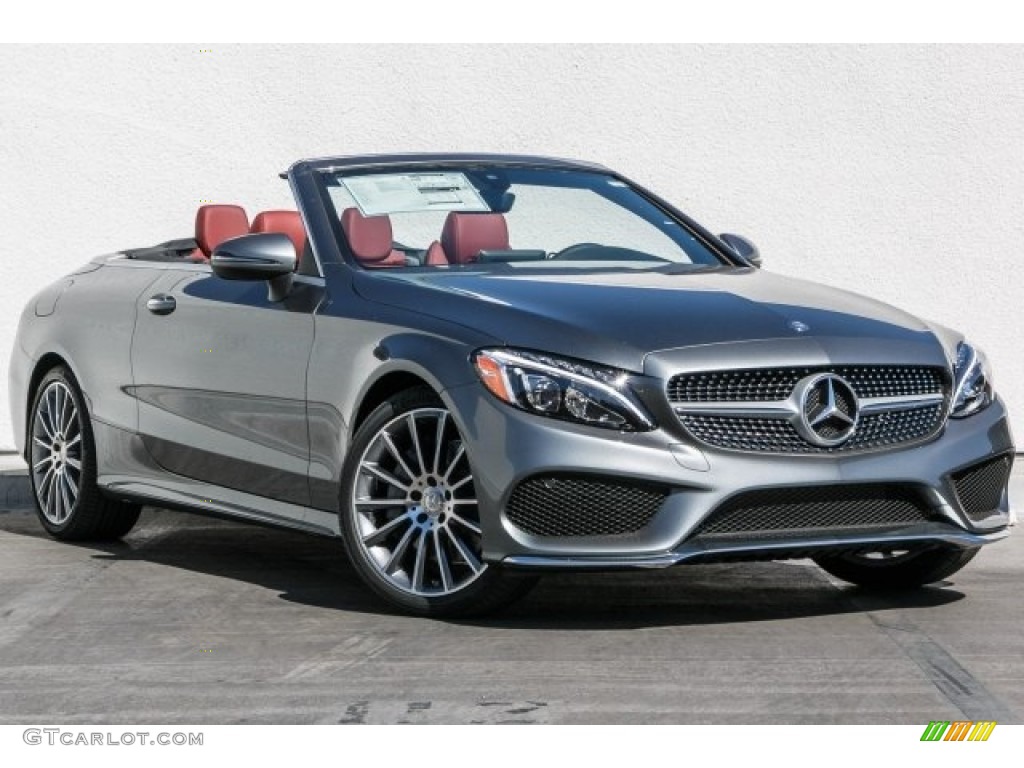 Selenite Grey Metallic 2017 Mercedes-Benz C 300 Cabriolet Exterior Photo #119299337