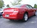 2009 Inferno Red Crystal Pearl Dodge Charger SE  photo #3