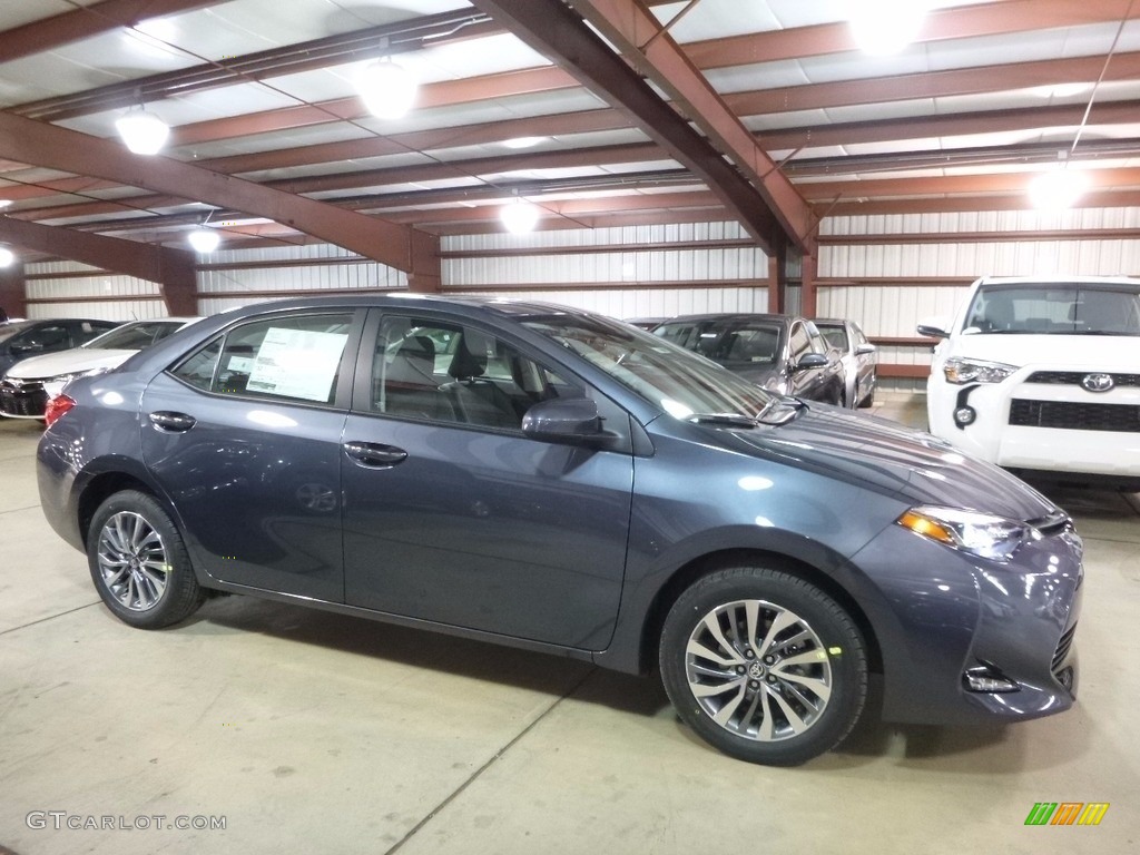 2017 Corolla XLE - Falcon Gray Metallic / Black photo #1