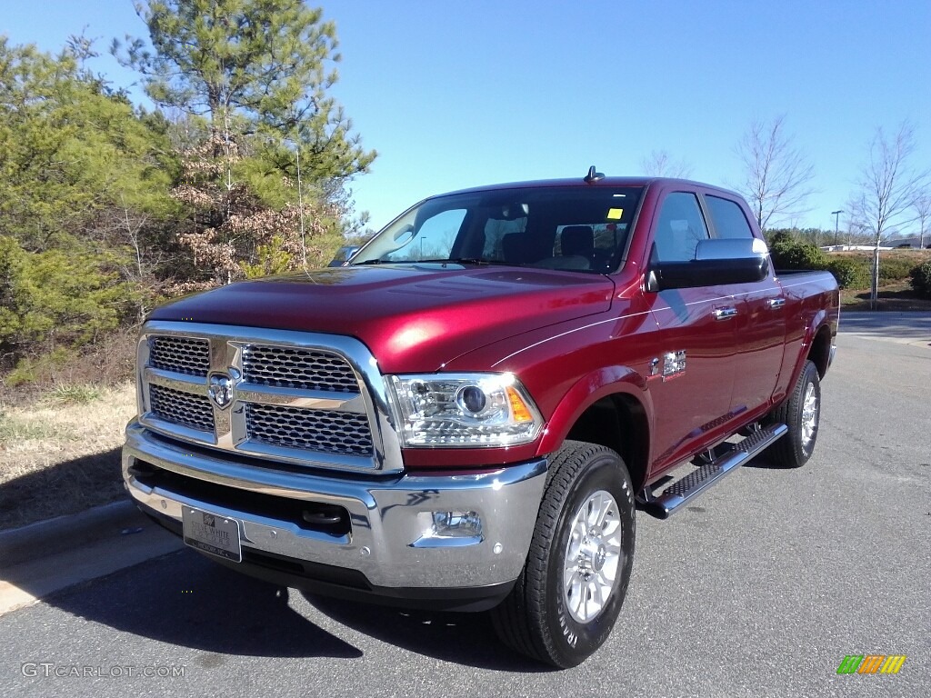 2016 2500 Laramie Crew Cab 4x4 - Delmonico Red Pearl / Black photo #2