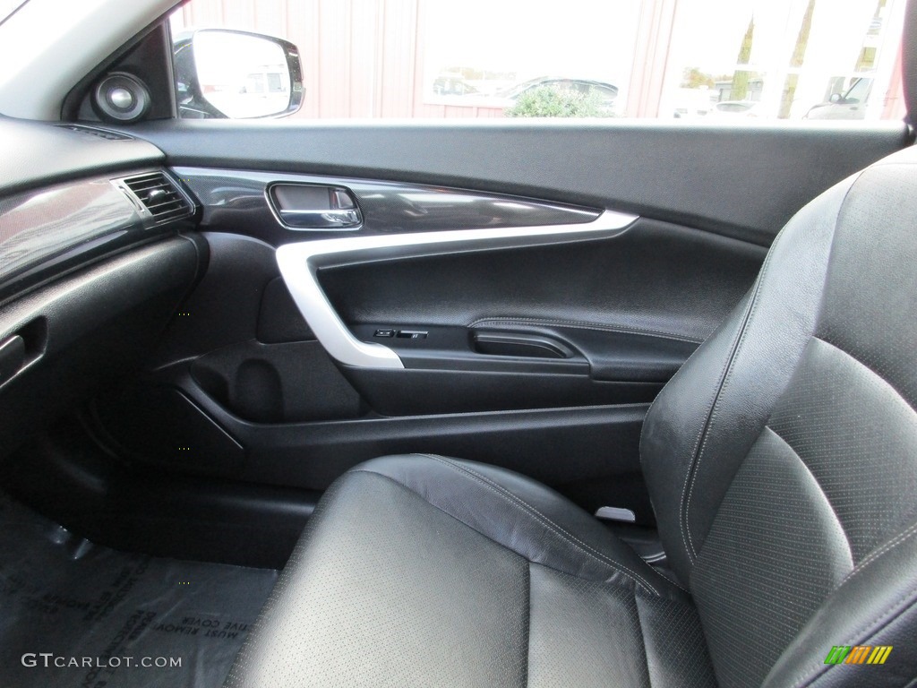 2014 Accord EX-L V6 Coupe - Crystal Black Pearl / Black photo #16