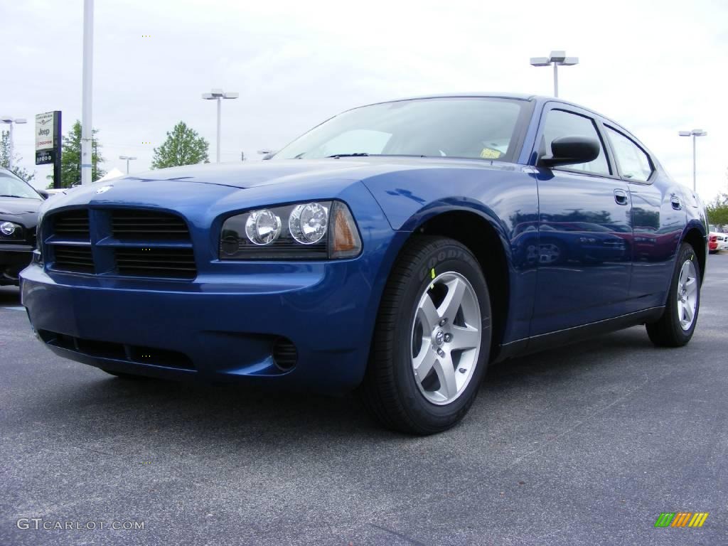 2009 Charger SE - Deep Water Blue Pearl / Dark Slate Gray photo #1