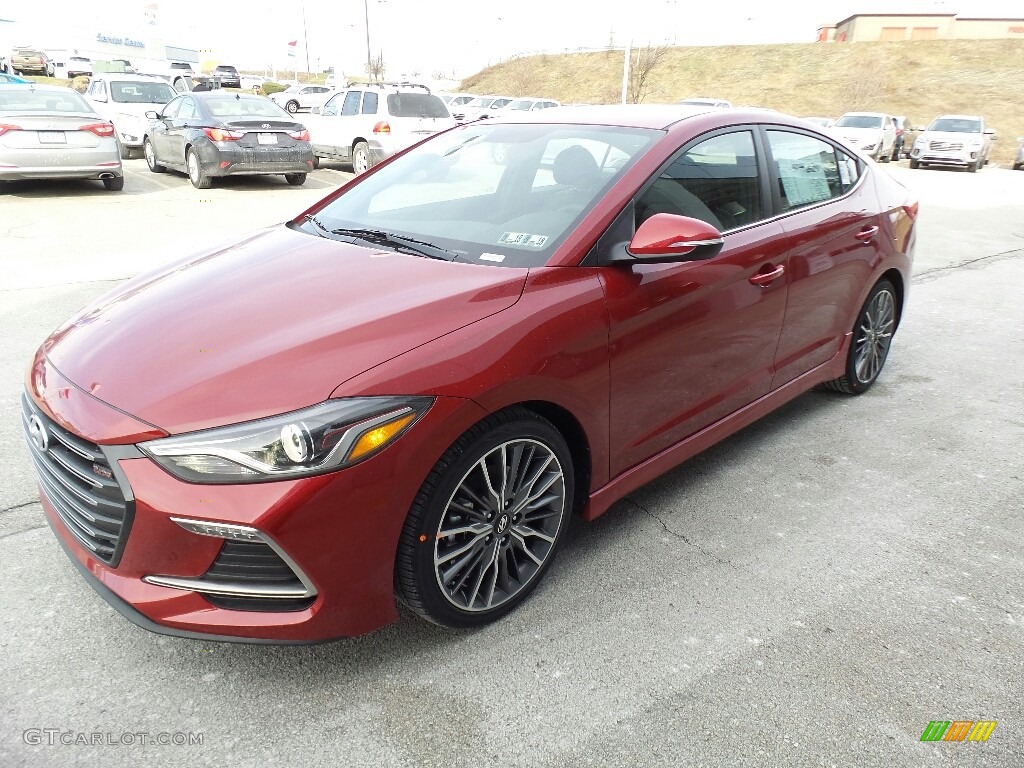 2017 Elantra Sport - Red / Black photo #5