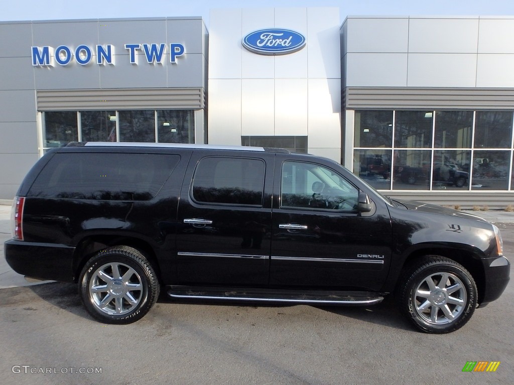 2014 Yukon XL Denali AWD - Onyx Black / Ebony photo #1