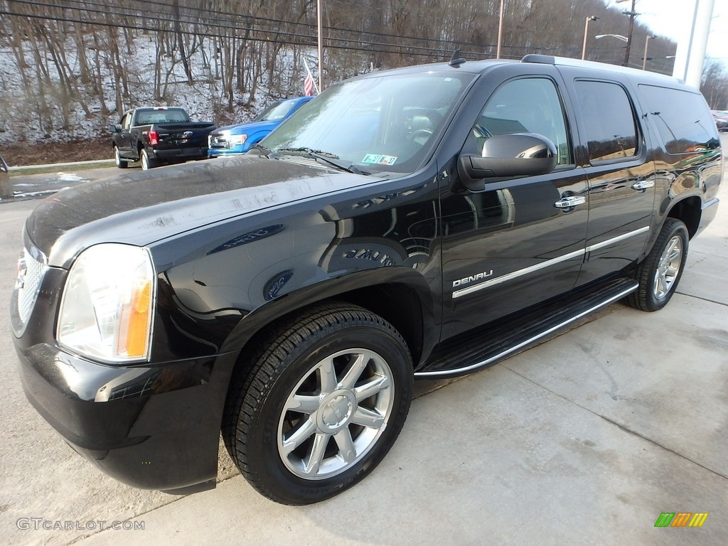 2014 Yukon XL Denali AWD - Onyx Black / Ebony photo #5