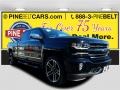 2017 Black Chevrolet Silverado 1500 LTZ Crew Cab 4x4  photo #1