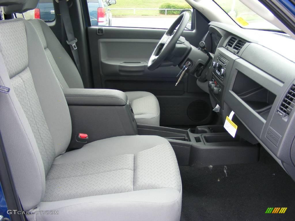 2009 Dakota Big Horn Extended Cab - Deep Water Blue Pearl / Dark Slate Gray/Medium Slate Gray photo #8