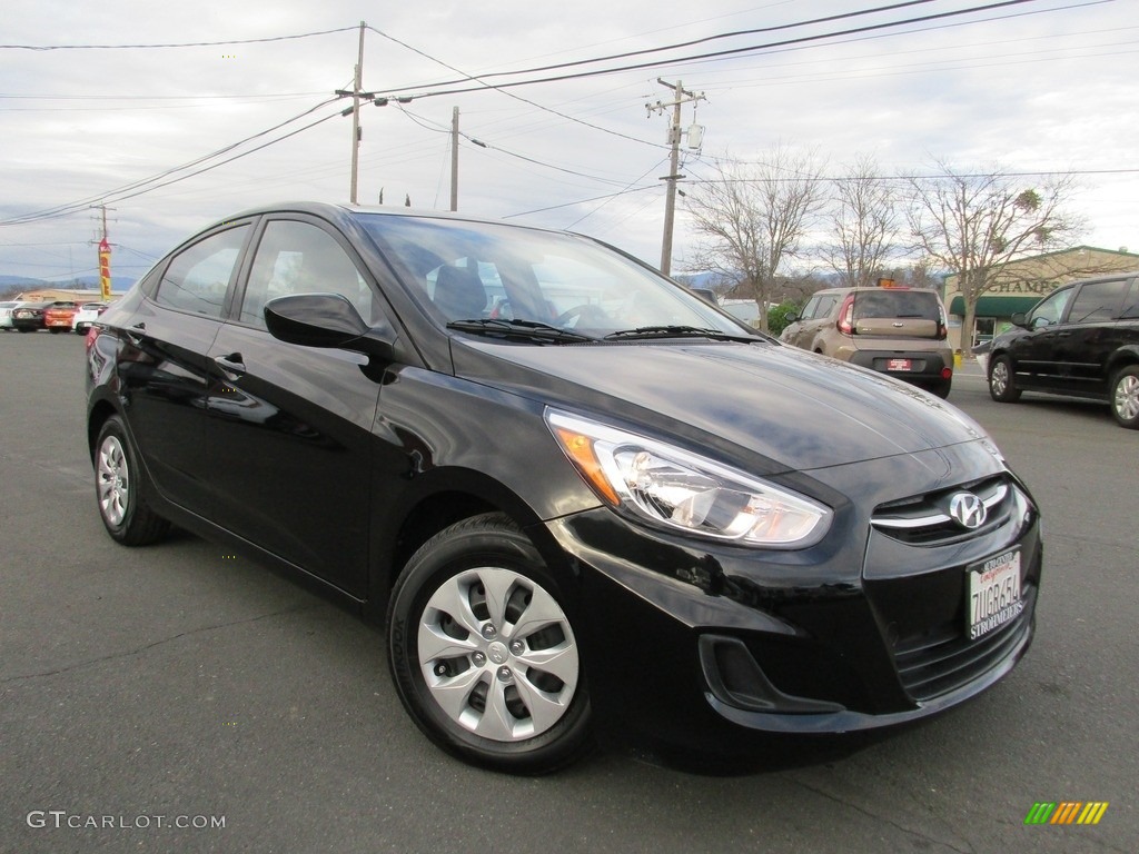 Ultra Black Hyundai Accent