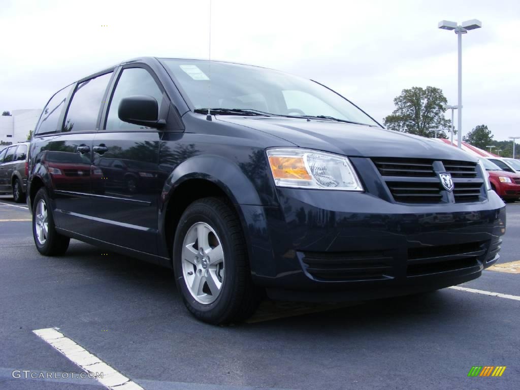 2009 Grand Caravan SE - Modern Blue Pearl / Dark Slate Gray/Light Shale photo #4