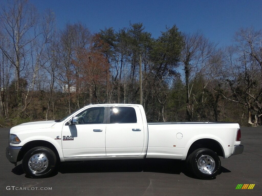 Bright White 2017 Ram 3500 Laramie Crew Cab Dual Rear Wheel Exterior Photo #119304263
