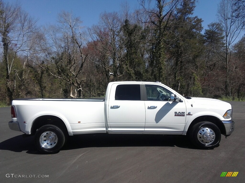 Bright White 2017 Ram 3500 Laramie Crew Cab Dual Rear Wheel Exterior Photo #119304347