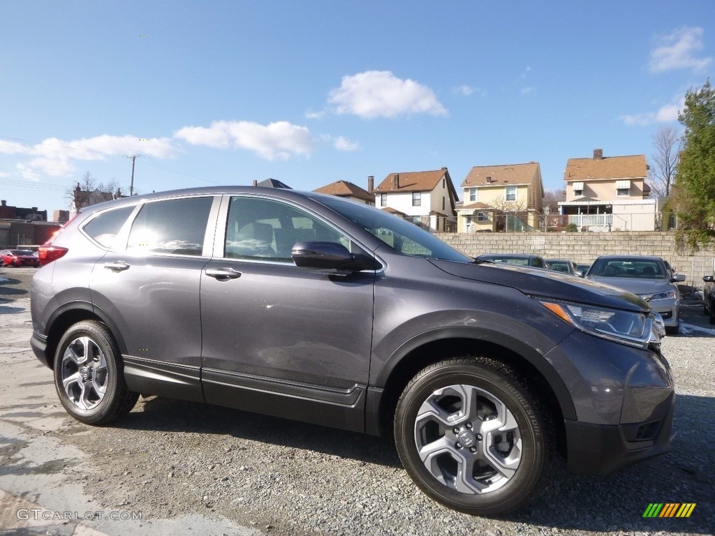 2017 CR-V EX-L AWD - Modern Steel Metallic / Gray photo #1