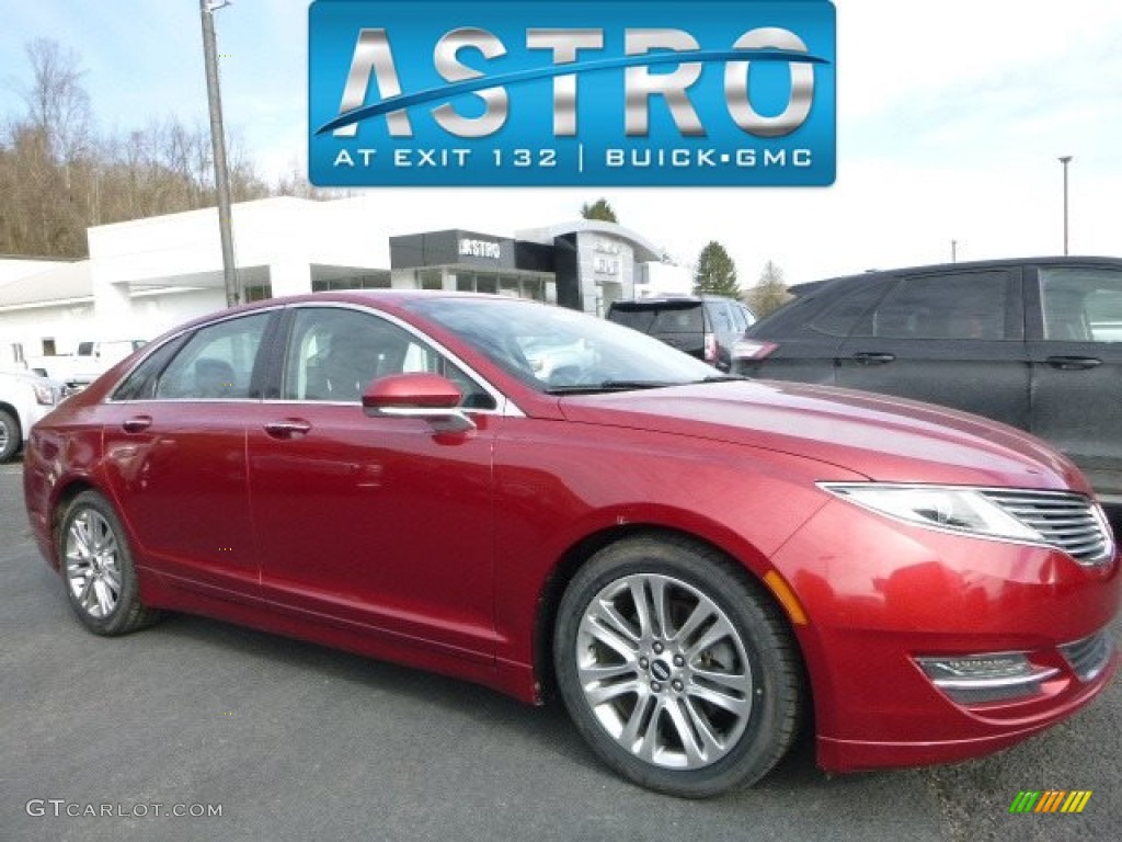 2013 MKZ 2.0L EcoBoost FWD - Ruby Red / Charcoal Black photo #1