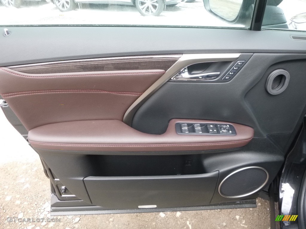 2017 Lexus RX 450h AWD Noble Brown Door Panel Photo #119308454