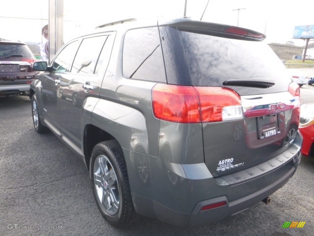 2013 Terrain SLT AWD - Gray Green Metallic / Brownstone photo #8