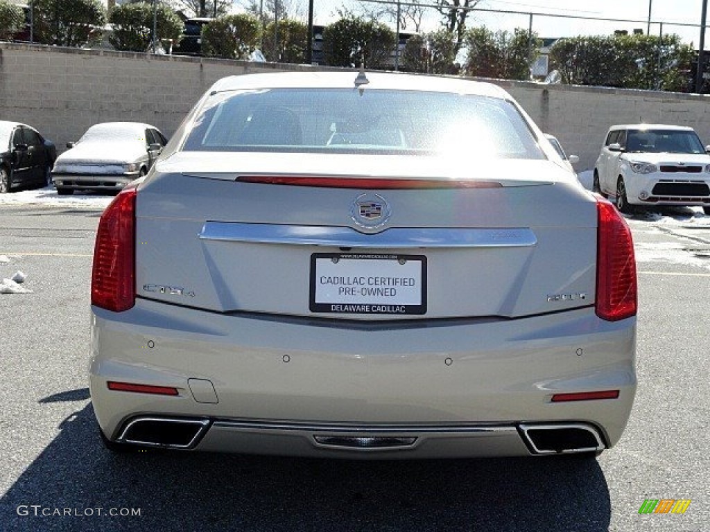 2014 CTS Luxury Sedan AWD - Silver Coast Metallic / Light Cashmere/Medium Cashmere photo #5