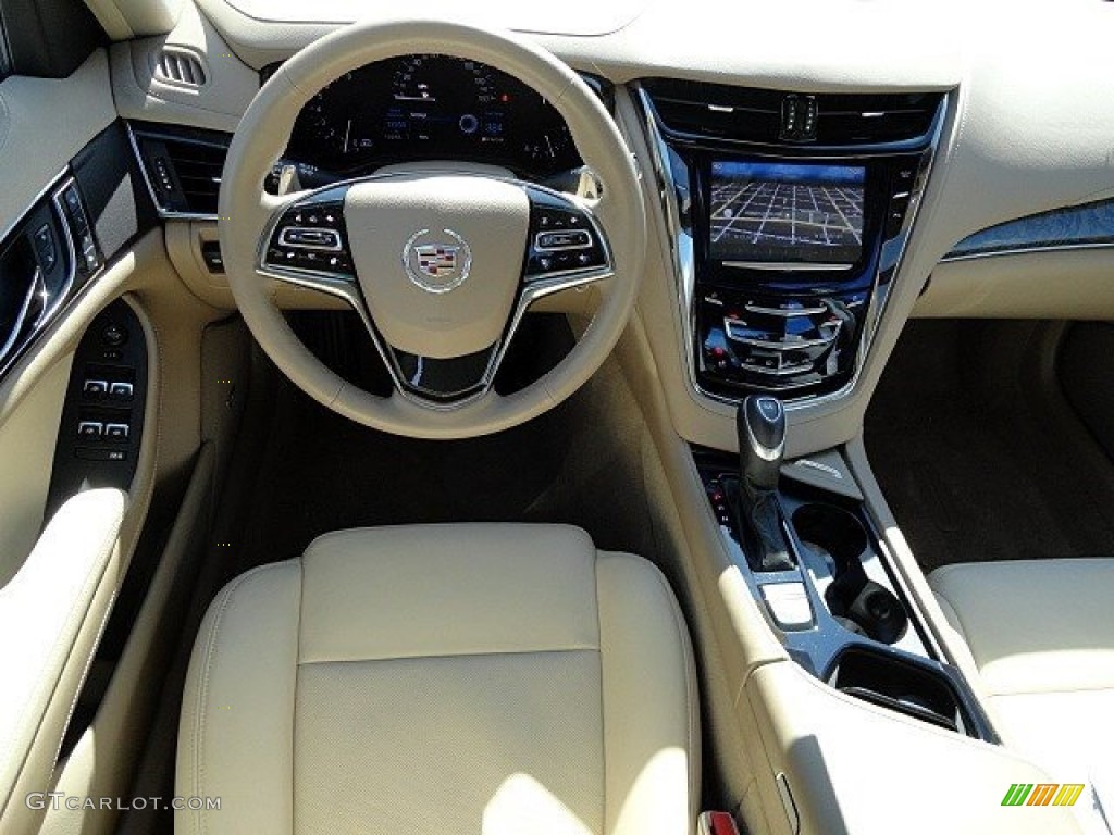 2014 CTS Luxury Sedan AWD - Silver Coast Metallic / Light Cashmere/Medium Cashmere photo #11