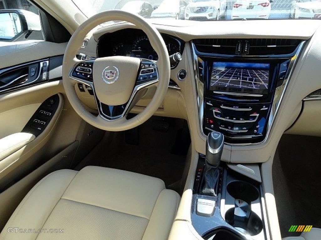 2014 CTS Luxury Sedan AWD - Silver Coast Metallic / Light Cashmere/Medium Cashmere photo #12