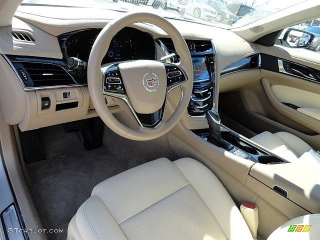 2014 CTS Luxury Sedan AWD - Silver Coast Metallic / Light Cashmere/Medium Cashmere photo #21