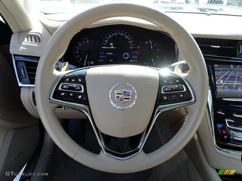 2014 CTS Luxury Sedan AWD - Silver Coast Metallic / Light Cashmere/Medium Cashmere photo #29