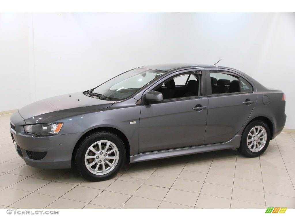 2010 Lancer ES - Graphite Gray Pearl / Black photo #3