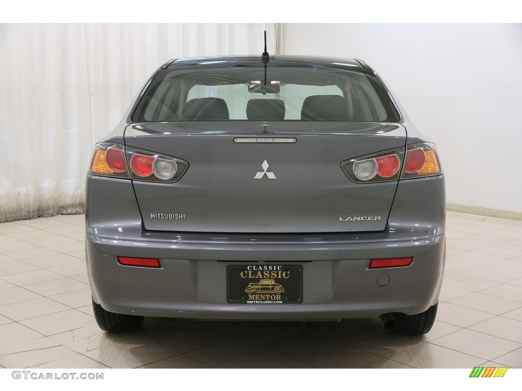 2010 Lancer ES - Graphite Gray Pearl / Black photo #14