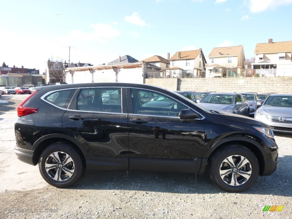 2017 CR-V LX AWD - Crystal Black Pearl / Black photo #2