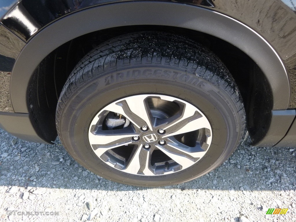 2017 CR-V LX AWD - Crystal Black Pearl / Black photo #5