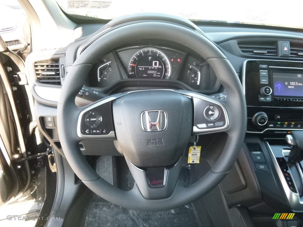 2017 CR-V LX AWD - Crystal Black Pearl / Black photo #12