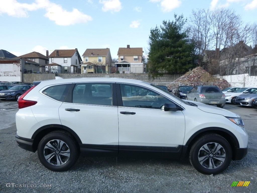 2017 CR-V LX AWD - White Diamond Pearl / Ivory photo #2