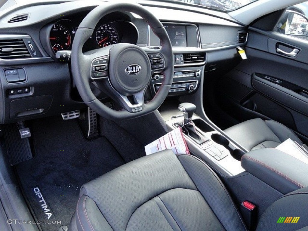 Black Interior 2017 Kia Optima SX Photo #119313509
