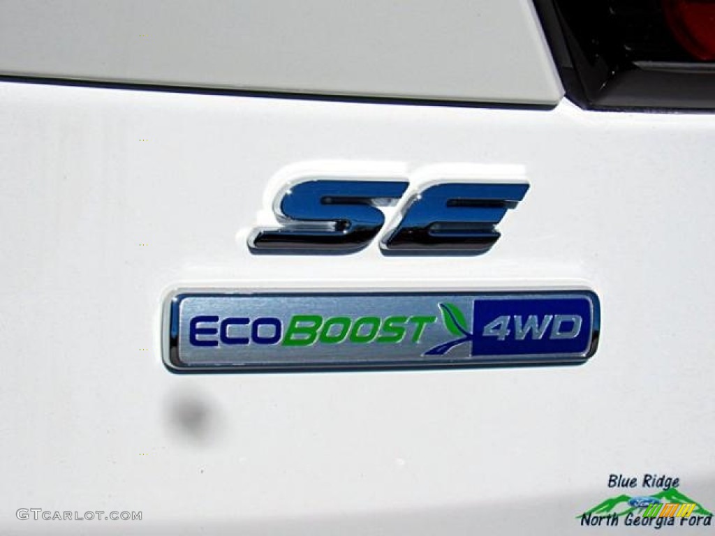 2017 Escape SE 4WD - Oxford White / Charcoal Black photo #37