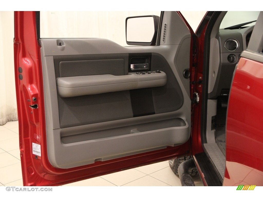 2008 F150 XLT SuperCab 4x4 - Redfire Metallic / Medium/Dark Flint photo #4