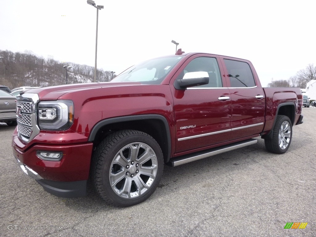 Crimson Red Tintcoat 2017 GMC Sierra 1500 Denali Crew Cab 4WD Exterior Photo #119314643