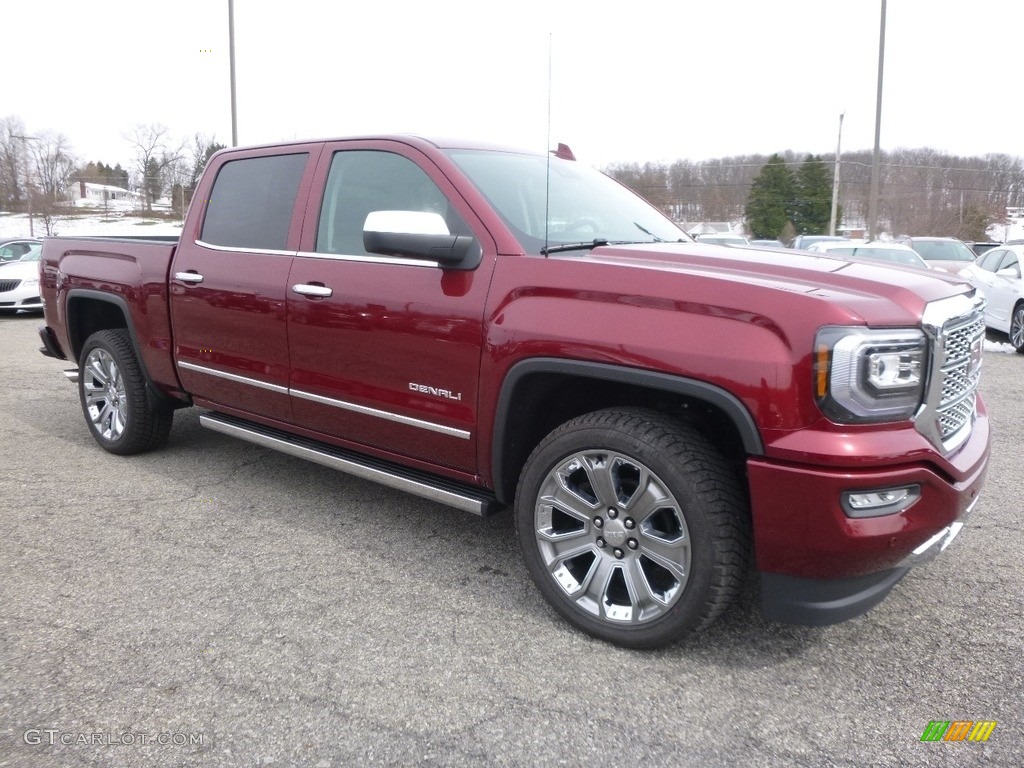 Crimson Red Tintcoat 2017 GMC Sierra 1500 Denali Crew Cab 4WD Exterior Photo #119314682