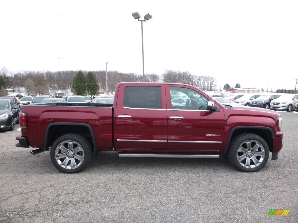 Crimson Red Tintcoat 2017 GMC Sierra 1500 Denali Crew Cab 4WD Exterior Photo #119314697