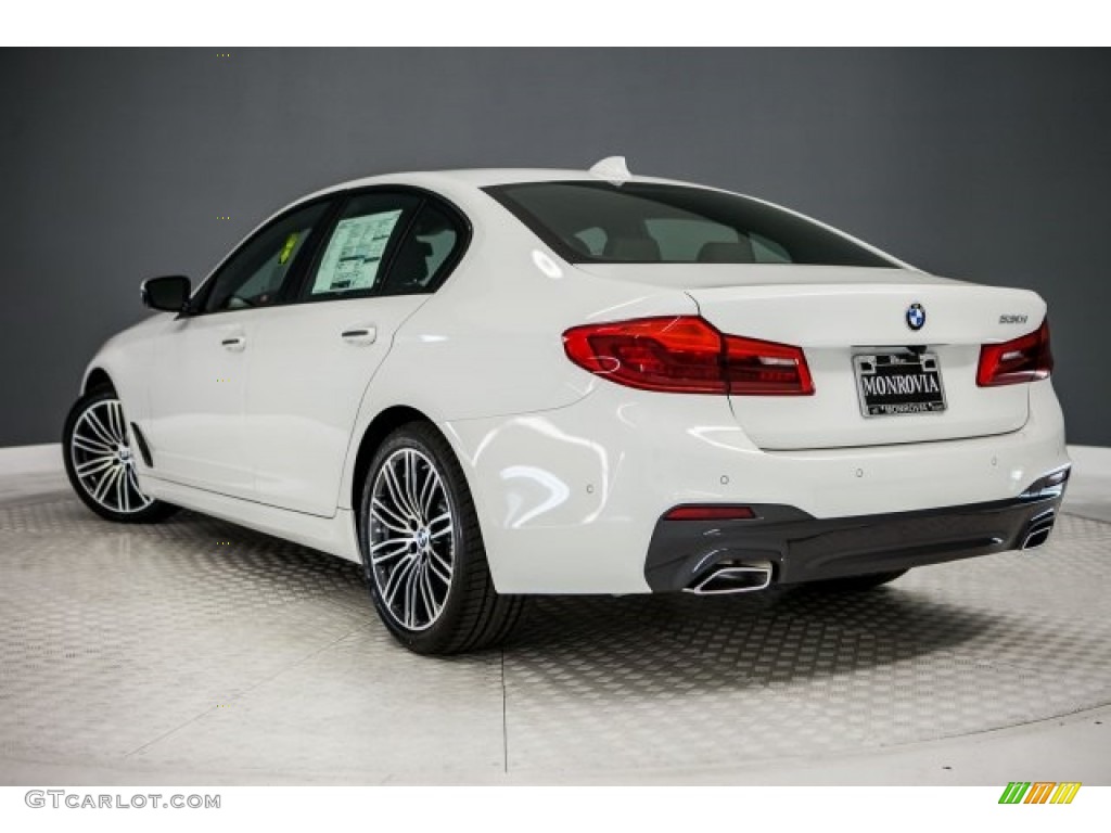 2017 5 Series 530i Sedan - Alpine White / Black photo #3