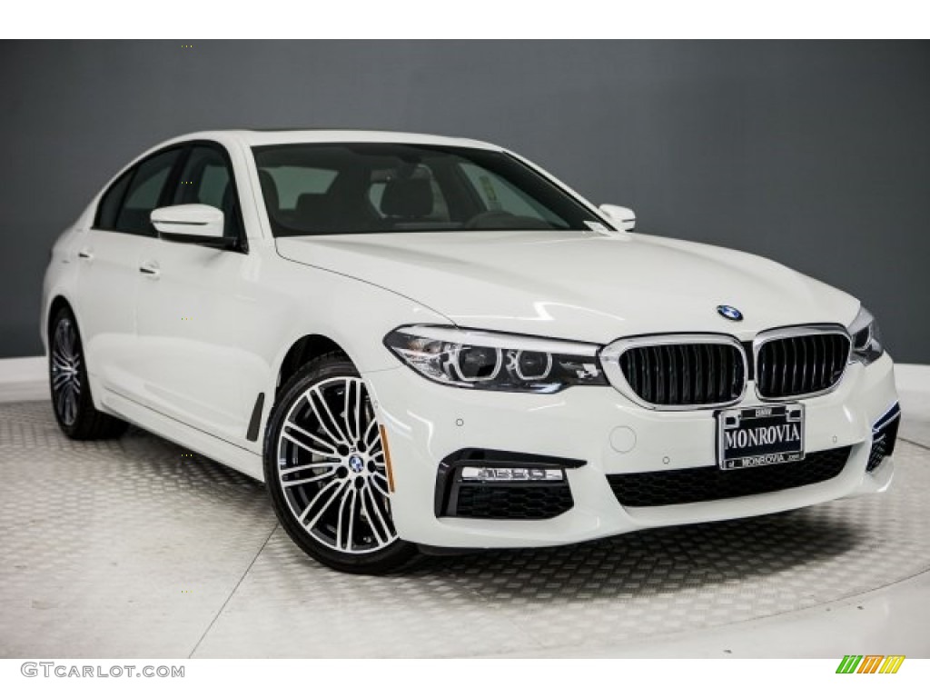 2017 5 Series 530i Sedan - Alpine White / Black photo #12