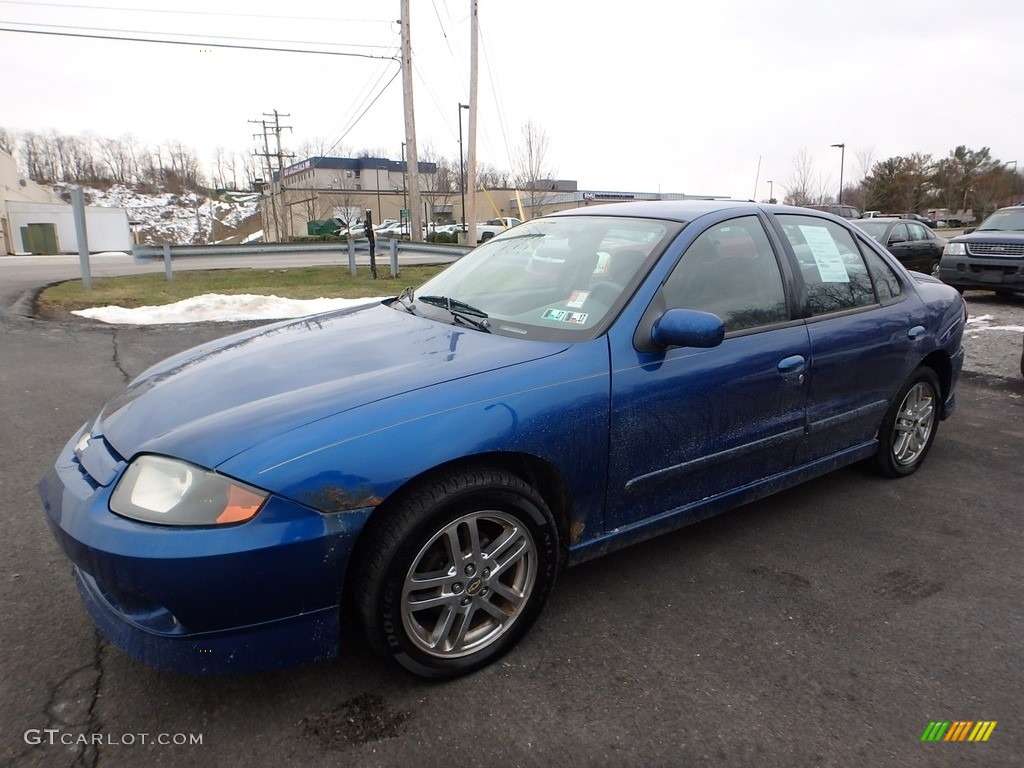 2003 Cavalier LS Sport Sedan - Arrival Blue Metallic / Graphite Gray photo #1